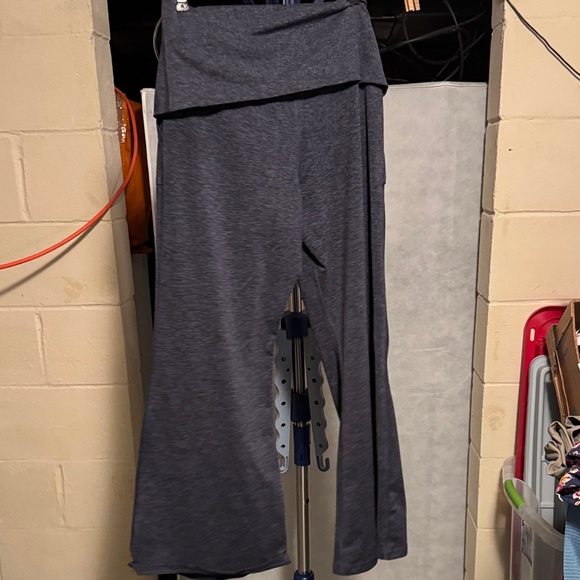 Aerie Blue and Black Flare Pants - Picture 4 of 5